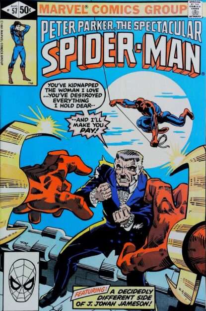 SPECTACULAR SPIDER-MAN (1976) #57 - Marvel - lecubeacomics.com Couverture de SPECTACULAR SPIDER-MAN (1976) #57 - par Frank Miller - lecubeacomics.com
