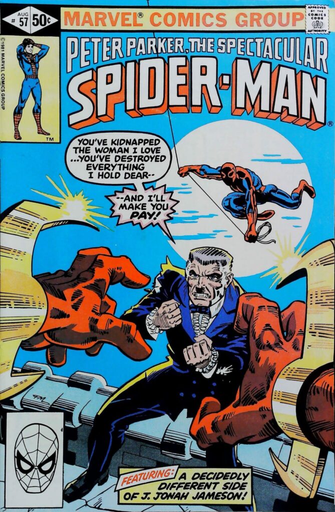 Spectacular Spider-Man #57, exemplaire FN/VF 7.0, recto