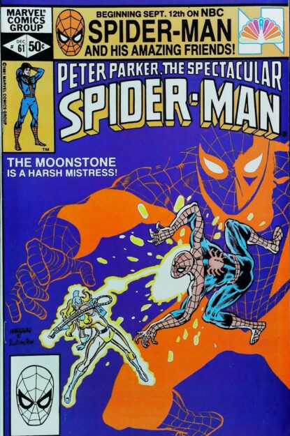 Couverture de SPECTACULAR SPIDER-MAN (1976) #61 - par Ed Hannigan - lecubeacomics.com