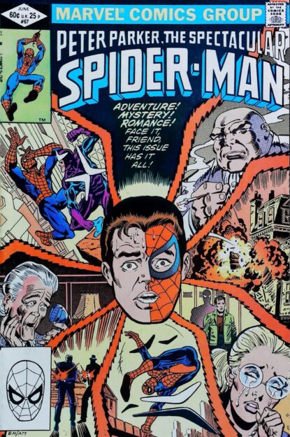 SPECTACULAR SPIDER-MAN (1976) #67 - Marvel - lecubeacomics.com Couverture de SPECTACULAR SPIDER-MAN (1976) #67 - par Ed Hannigan - lecubeacomics.com