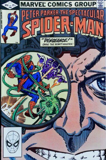 SPECTACULAR SPIDER-MAN (1976) #68 - Marvel - lecubeacomics.com Couverture de SPECTACULAR SPIDER-MAN (1976) #68 - par Ed Hannigan - lecubeacomics.com