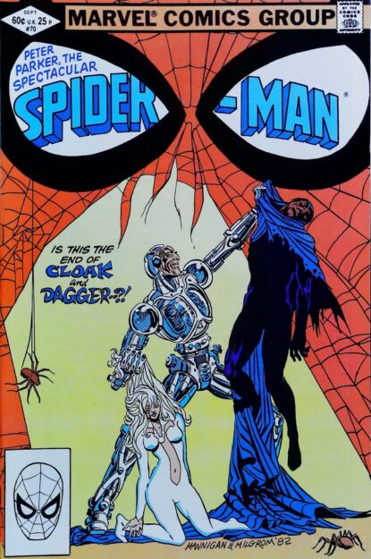 SPECTACULAR SPIDER-MAN (1976) #70 - Marvel - lecubeacomics.com Couverture de SPECTACULAR SPIDER-MAN (1976) #70 - par Ed Hannigan - lecubeacomics.com