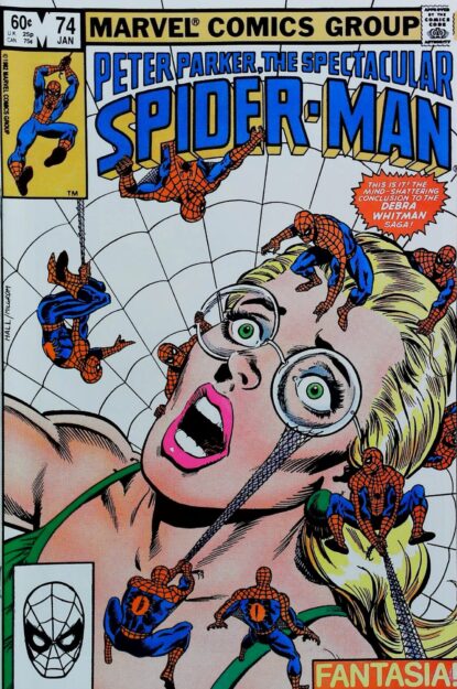 SPECTACULAR SPIDER-MAN (1976) #74 - Marvel - lecubeacomics.com Couverture de SPECTACULAR SPIDER-MAN (1976) #74 - par Bob Hall - lecubeacomics.com