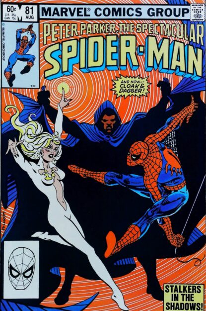 Couverture de SPECTACULAR SPIDER-MAN (1976) #81 - par Al Milgrom - lecubeacomics.com