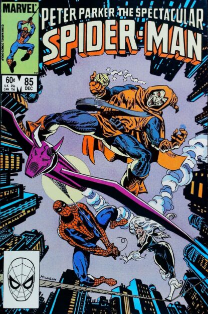 SPECTACULAR SPIDER-MAN (1976) #85 - Marvel - lecubeacomics.com Couverture de SPECTACULAR SPIDER-MAN (1976) #85 - par Al Milgrom - lecubeacomics.com