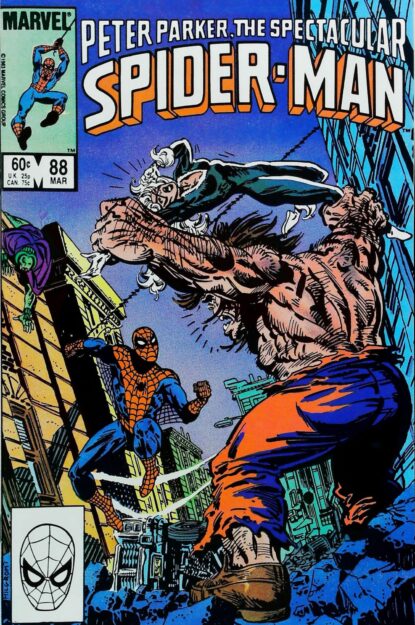 SPECTACULAR SPIDER-MAN (1976) #88 - Marvel - lecubeacomics.com Couverture de SPECTACULAR SPIDER-MAN (1976) #88 - par Al Milgrom - lecubeacomics.com