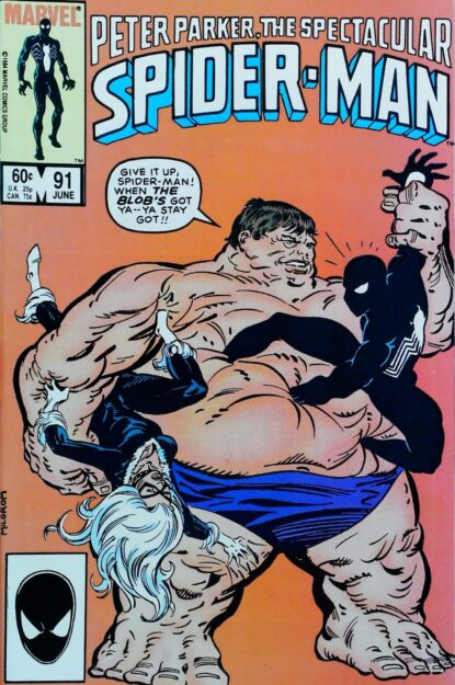 Couverture de SPECTACULAR SPIDER-MAN (1976) #91 - par Al Milgrom - lecubeacomics.com