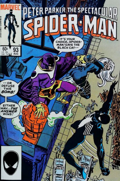 Couverture de SPECTACULAR SPIDER-MAN (1976) #93 - par Al Milgrom - lecubeacomics.com