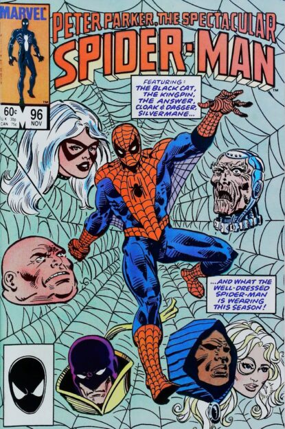 Couverture de SPECTACULAR SPIDER-MAN (1976) #96 - par Al Milgrom - lecubeacomics.com
