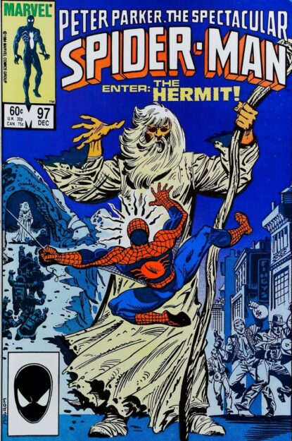 Couverture de SPECTACULAR SPIDER-MAN (1976) #97 - par Al Milgrom - lecubeacomics.com