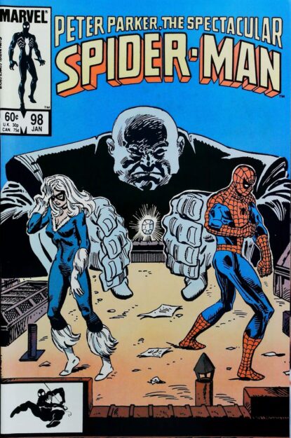 Couverture de SPECTACULAR SPIDER-MAN (1976) #98 - par Al Milgrom - lecubeacomics.com