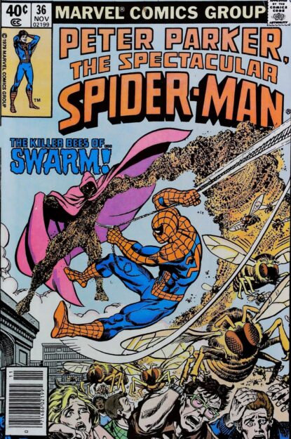 Couverture de SPECTACULAR SPIDER-MAN (1976) #36 - par Ed Hannigan - lecubeacomics.com