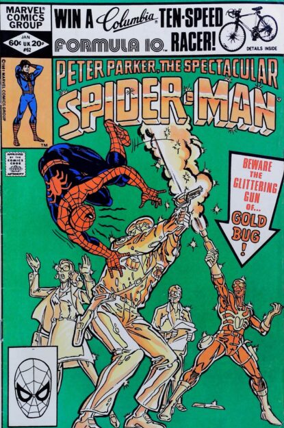 SPECTACULAR SPIDER-MAN (1976) #62 - Marvel - lecubeacomics.com Couverture de SPECTACULAR SPIDER-MAN (1976) #62 - par Ed Hannigan - lecubeacomics.com