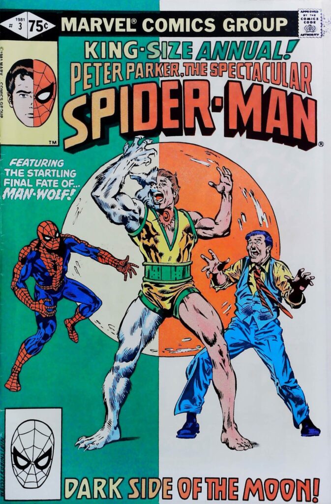 Spectacular Spider-Man Annual #3, vue de l'exemplaire