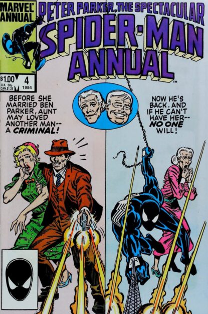 Couverture de SPECTACULAR SPIDER-MAN (1976) ANNUAL #4 - par Jack Morelli - lecubeacomics.com