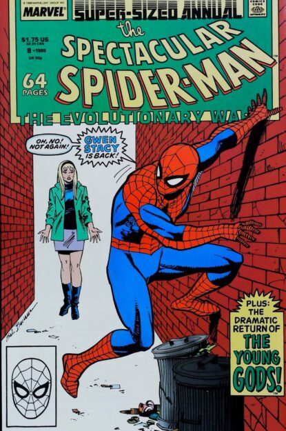 Couverture de SPECTACULAR SPIDER-MAN (1976) ANNUAL #8 - par Sal Buscema - lecubeacomics.com