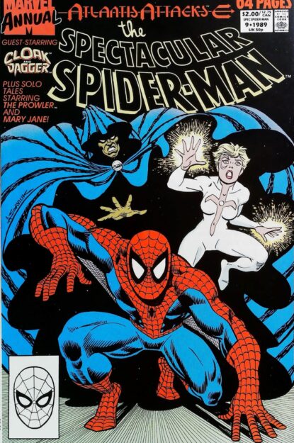 Couverture de SPECTACULAR SPIDER-MAN (1976) ANNUAL #9 - par Alex Saviuk - lecubeacomics.com