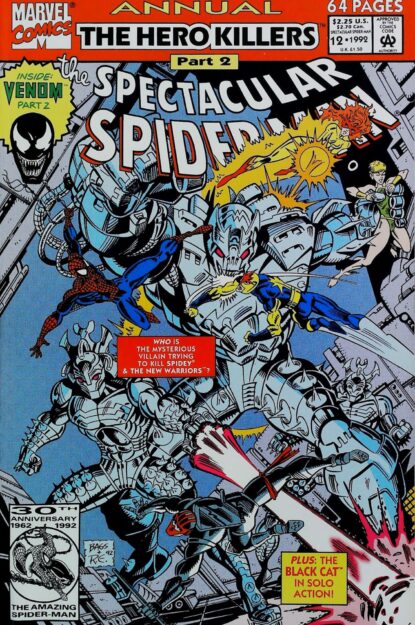 Couverture de SPECTACULAR SPIDER-MAN (1976) ANNUAL #12 - par Mark Bagley - lecubeacomics.com