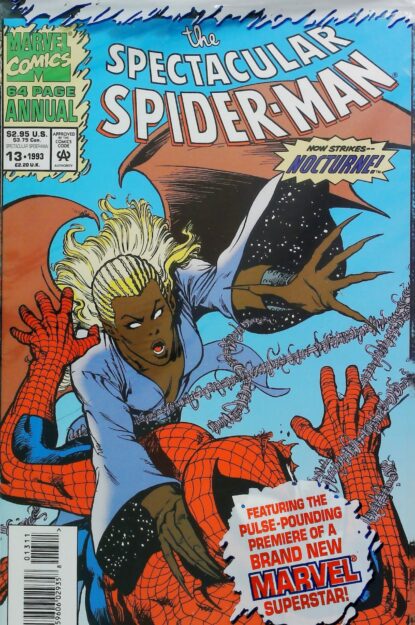 Couverture de SPECTACULAR SPIDER-MAN (1976) ANNUAL #13 - par Jerry Bingham - lecubeacomics.com