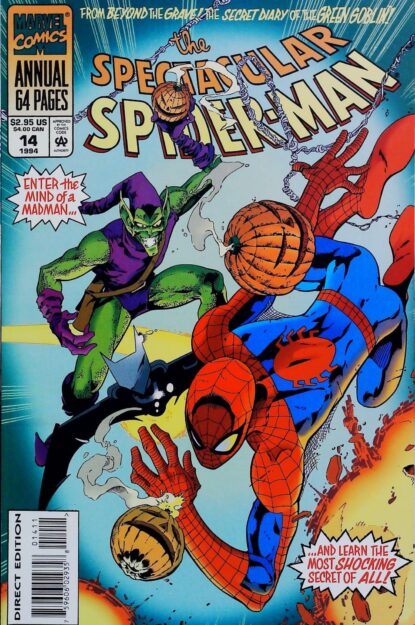 Couverture de SPECTACULAR SPIDER-MAN (1976) ANNUAL #14 - par Joe Madureira - lecubeacomics.com