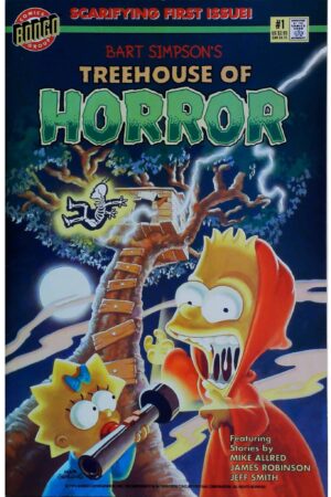 Couverture de BART SIMPSON'S TREEHOUSE OF HORROR (1995) #1 - par Matt Groening - lecubeacomics.com