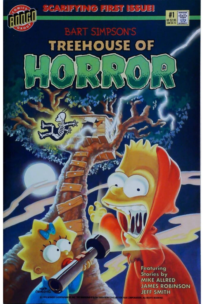 Bart Simpson's Treehouse Of Horror #1, vue de l'exemplaire