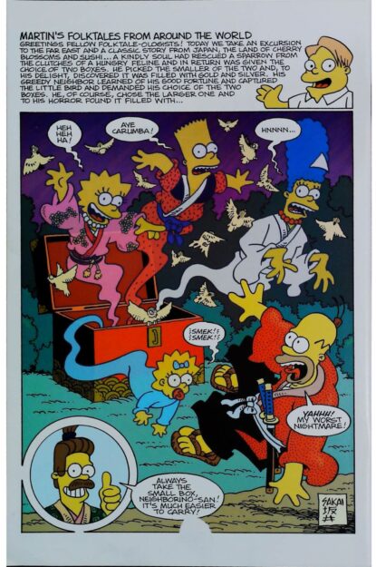 BART SIMPSON'S TREEHOUSE OF HORROR (1995) #6 - Bongo - lecubeacomics.com Couverture de BART SIMPSON'S TREEHOUSE OF HORROR (1995) #6 - par Bill Morrison - lecubeacomics.com