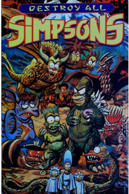 BART SIMPSON'S TREEHOUSE OF HORROR (1995) #7 - Bongo - lecubeacomics.com Couverture de BART SIMPSON'S TREEHOUSE OF HORROR (1995) #7 - par Bill Morrison - lecubeacomics.com