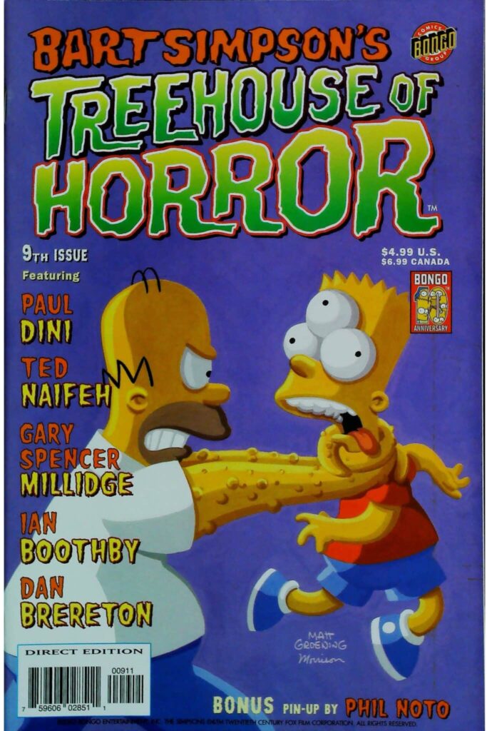 Bart Simpson's Treehouse Of Horror #9, exemplaire VF 8.0, recto