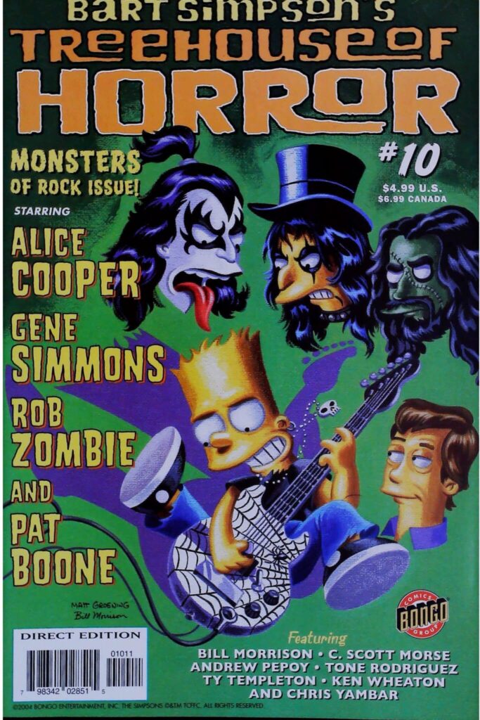 Bart Simpson's Treehouse Of Horror #10, vue de l'exemplaire