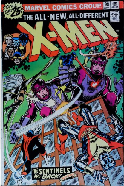 UNCANNY X-MEN (1963) #98 - Marvel - lecubeacomics.com Couverture de UNCANNY X-MEN (1963) #98 - par Dave Cockrum - lecubeacomics.com
