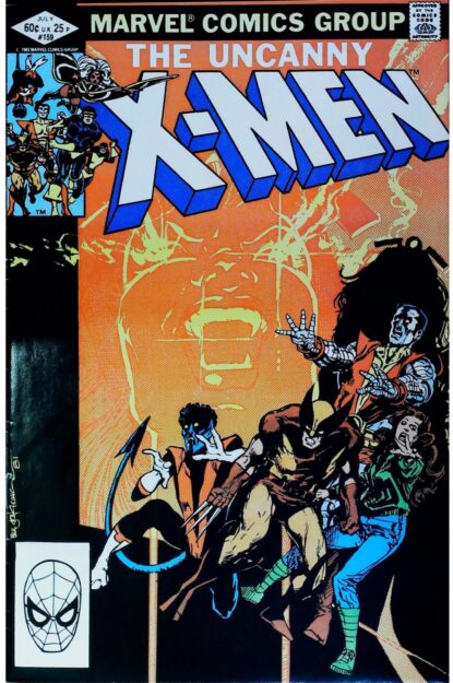Couverture de UNCANNY X-MEN (1963) #159 - par Bill Sienkiewicz - lecubeacomics.com