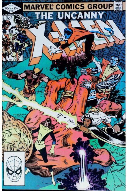 Couverture de UNCANNY X-MEN (1963) #160 - par Brent Eric Anderson - lecubeacomics.com