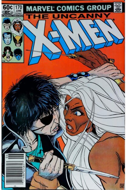 Couverture de UNCANNY X-MEN (1963) #170 - par Paul Smith - lecubeacomics.com