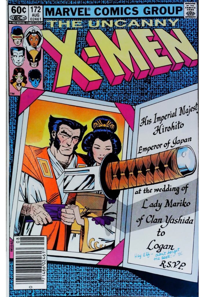 Uncanny X-Men #172, vue de l'exemplaire