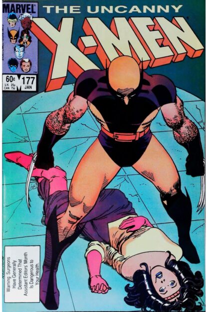 Couverture de UNCANNY X-MEN (1963) #177 - par John Romita Jr. - lecubeacomics.com