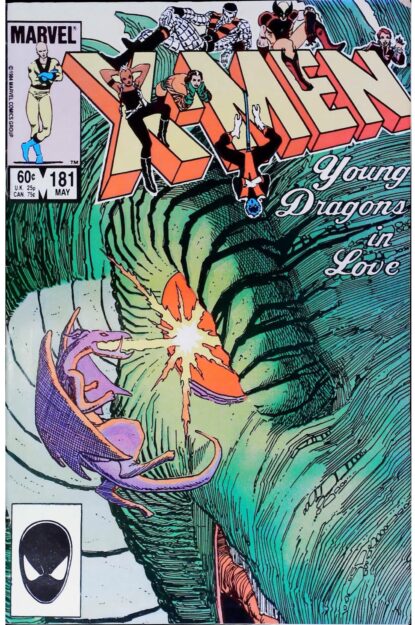 Couverture de UNCANNY X-MEN (1963) #181 - par John Romita Jr. - lecubeacomics.com