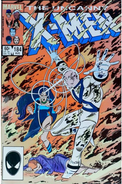 Couverture de UNCANNY X-MEN (1963) #184 - par John Romita Jr. - lecubeacomics.com