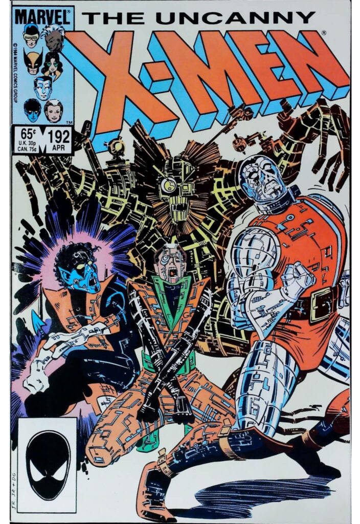 Uncanny X-Men #192, vue de l'exemplaire