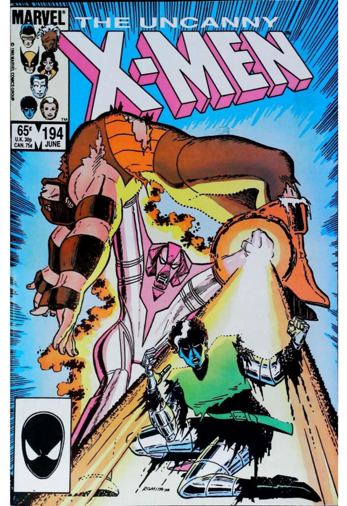 Uncanny X-Men #194, vue de l'exemplaire
