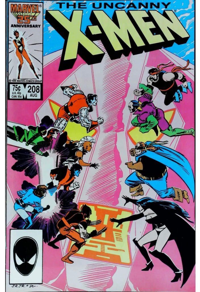 Uncanny X-Men #208, vue de l'exemplaire