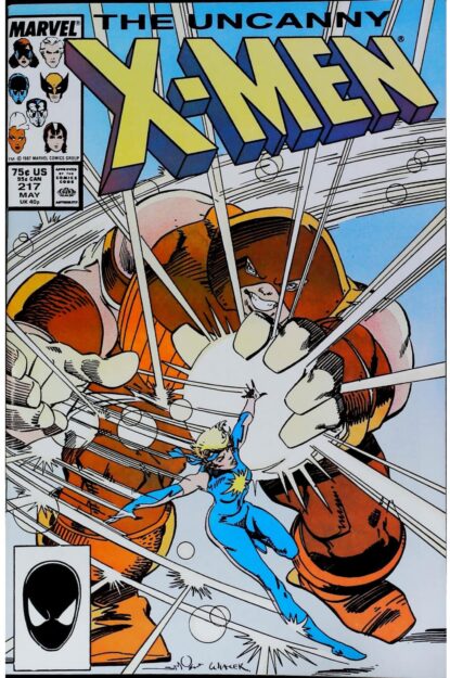 Couverture de UNCANNY X-MEN (1963) #217 - par Walter Simonson - lecubeacomics.com