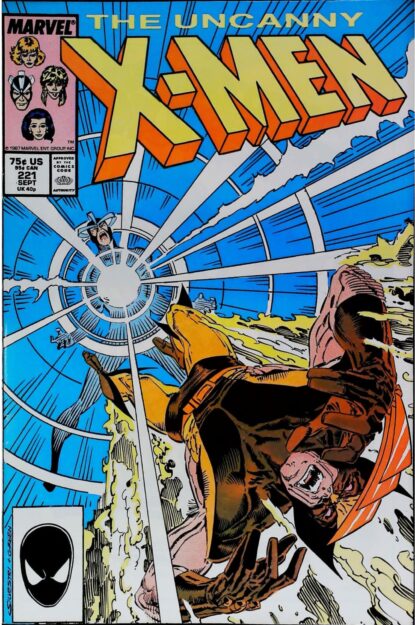 Couverture de UNCANNY X-MEN (1963) #221 - par Marc Silvestri - lecubeacomics.com