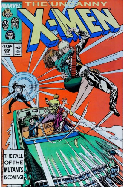 Couverture de UNCANNY X-MEN (1963) #224 - par Marc Silvestri - lecubeacomics.com