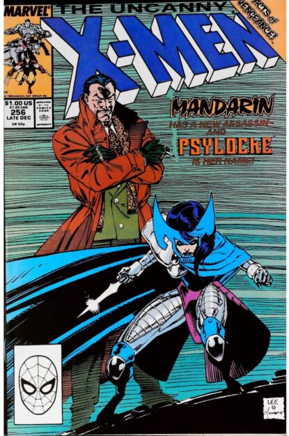 Couverture de UNCANNY X-MEN (1963) #256 - par Jim Lee - lecubeacomics.com