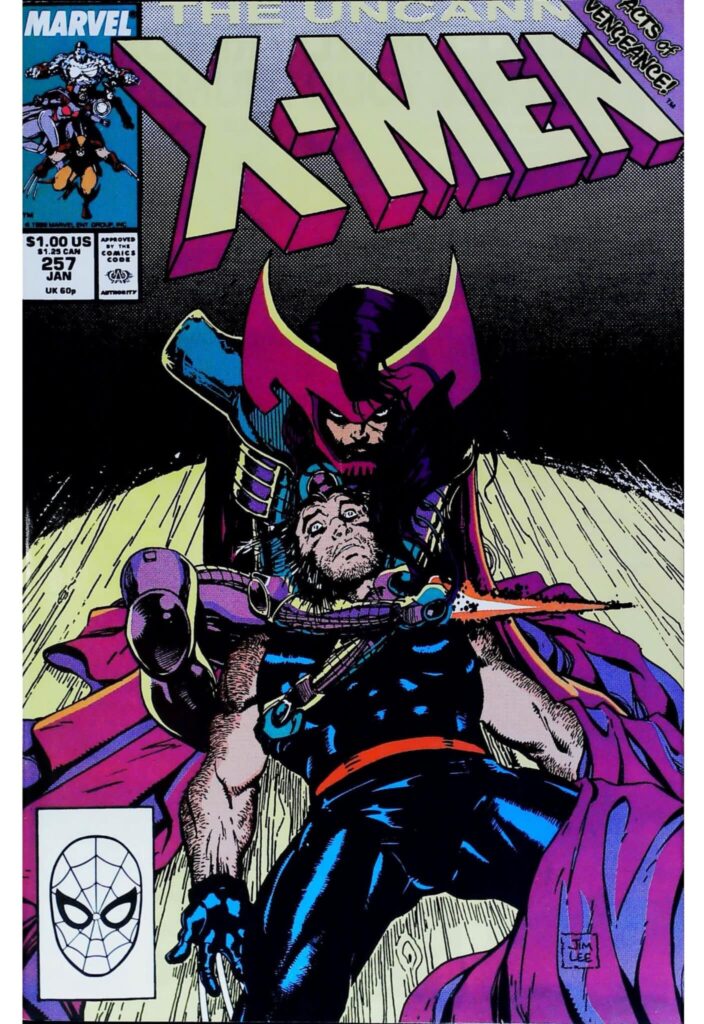 Uncanny X-Men #257, vue de l'exemplaire