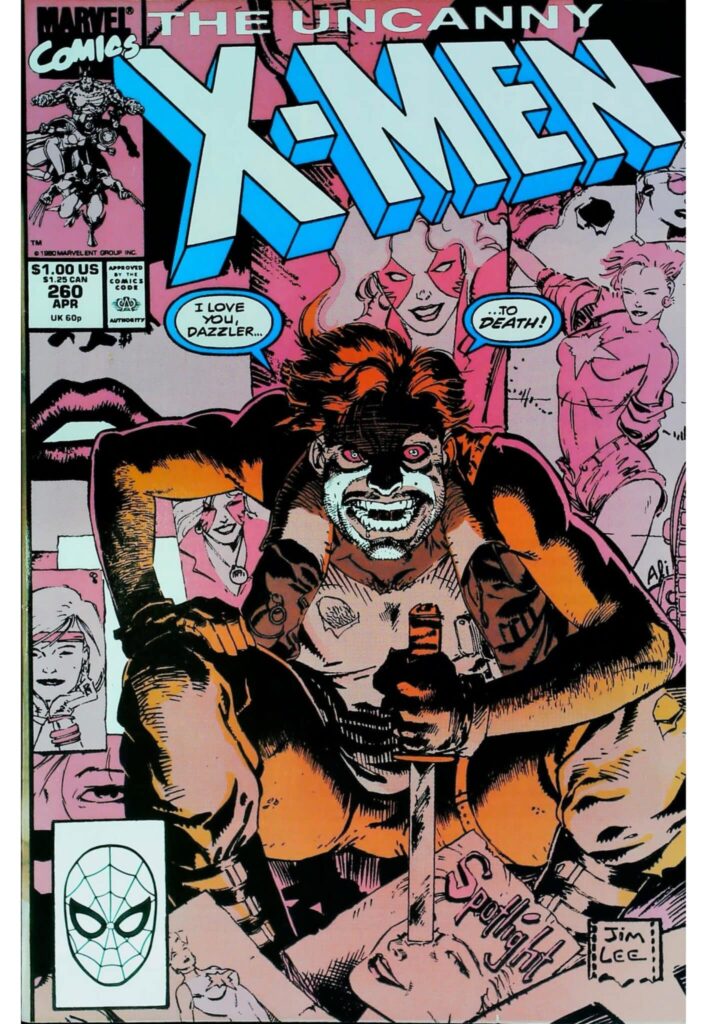 Uncanny X-Men #260, vue de l'exemplaire