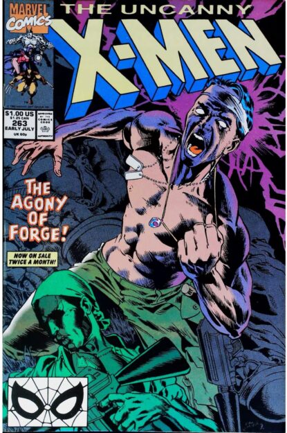 Couverture de UNCANNY X-MEN (1963) #263 - par Bill Jaaska - lecubeacomics.com