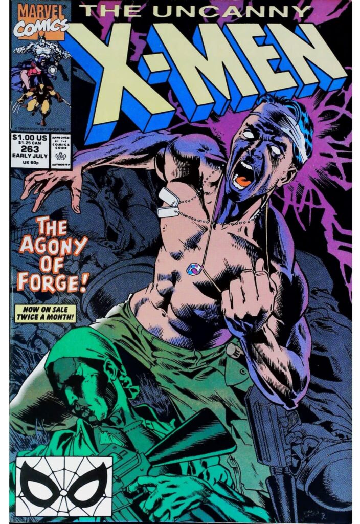 Uncanny X-Men #263, vue de l'exemplaire