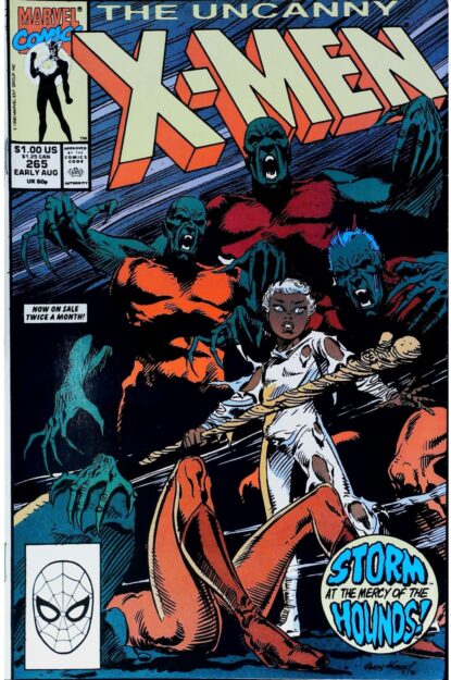 Couverture de UNCANNY X-MEN (1963) #265 - par Andy Kubert - lecubeacomics.com
